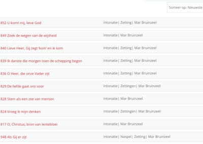 Ledenproject Bladmuziek: 435 bewerkingen